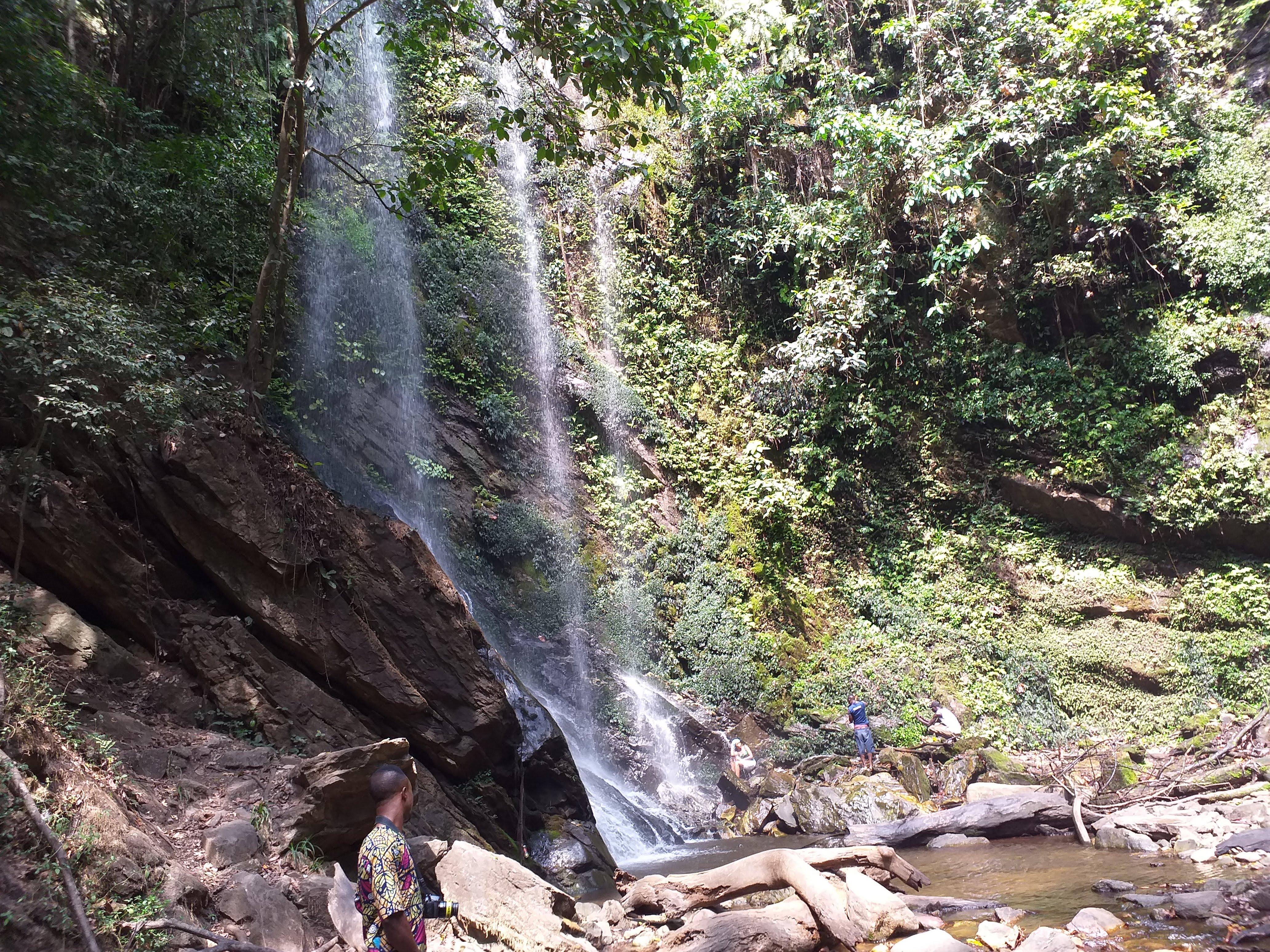 Waterfall in Nigerian forest